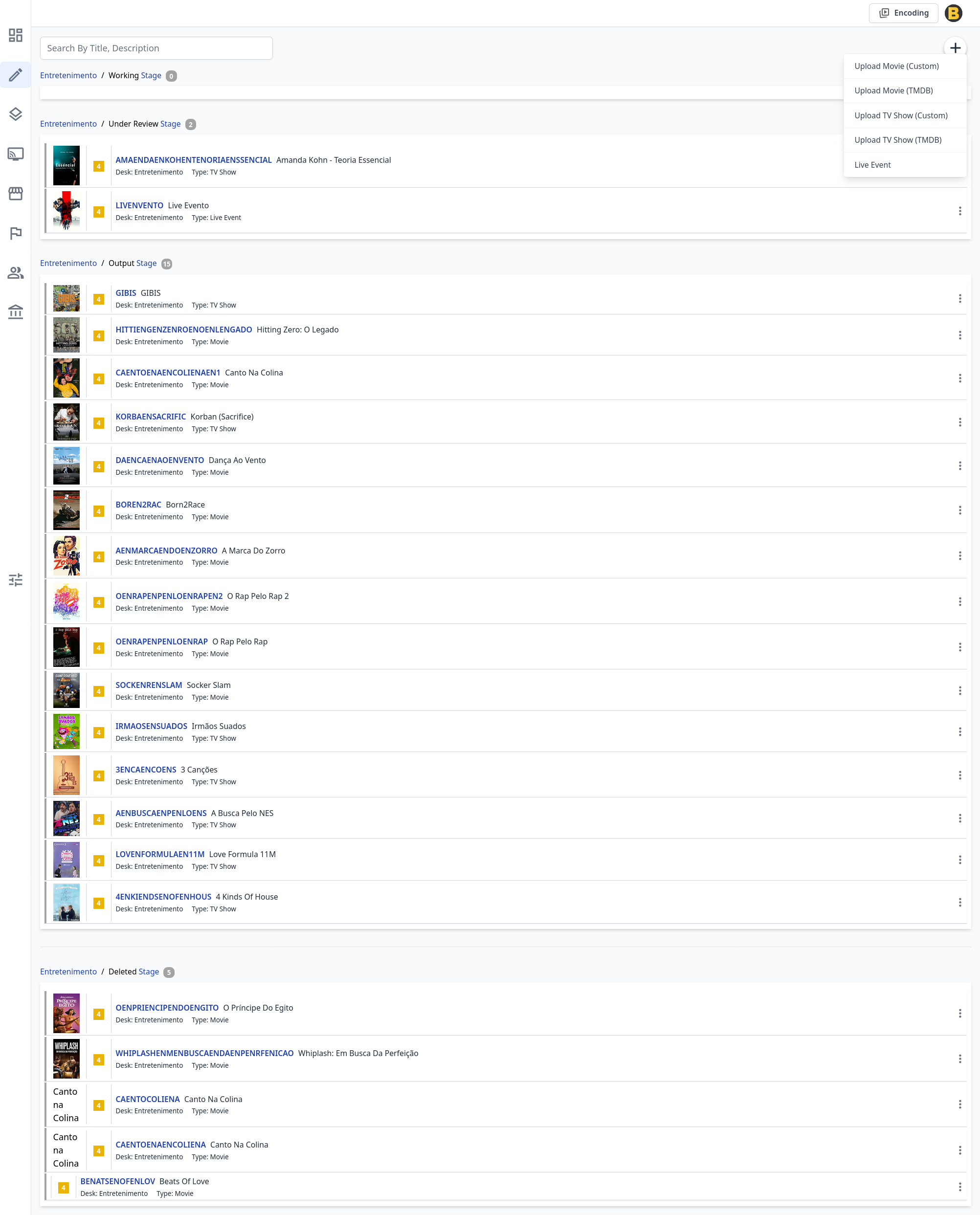 CMS content creation form