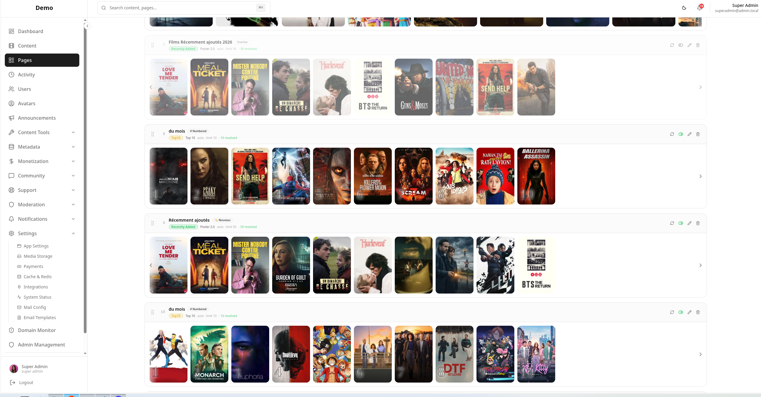 BitByte3 CMS page and carousel management