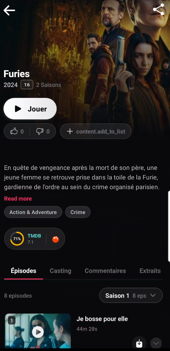 BitByte3 mobile app content detail screen
